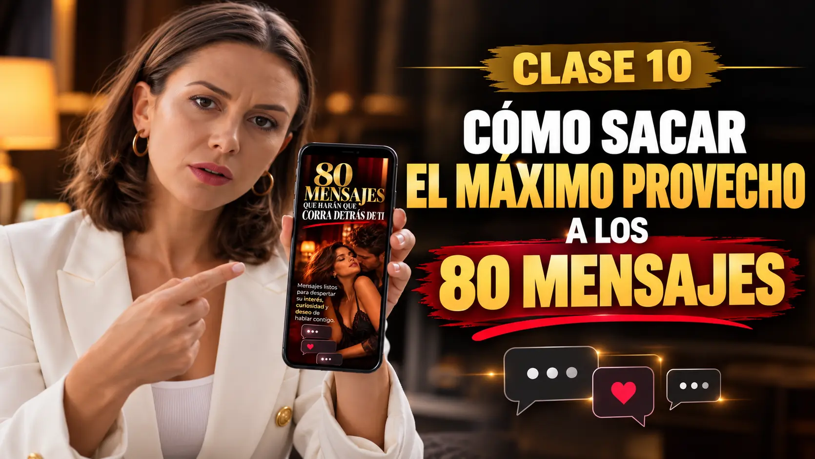 Portada de la clase 10: Cómo aprovechar al máximo los 80 mensajes